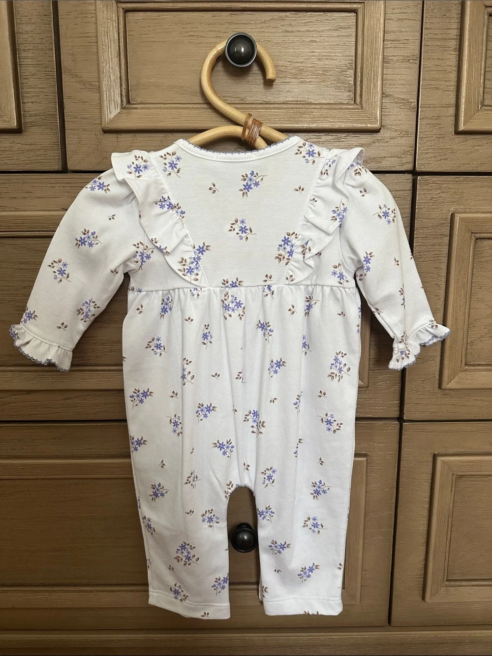 NWT Kissy Kissy Playsuit, Lilac Tiny Blossoms Print, 0-3M